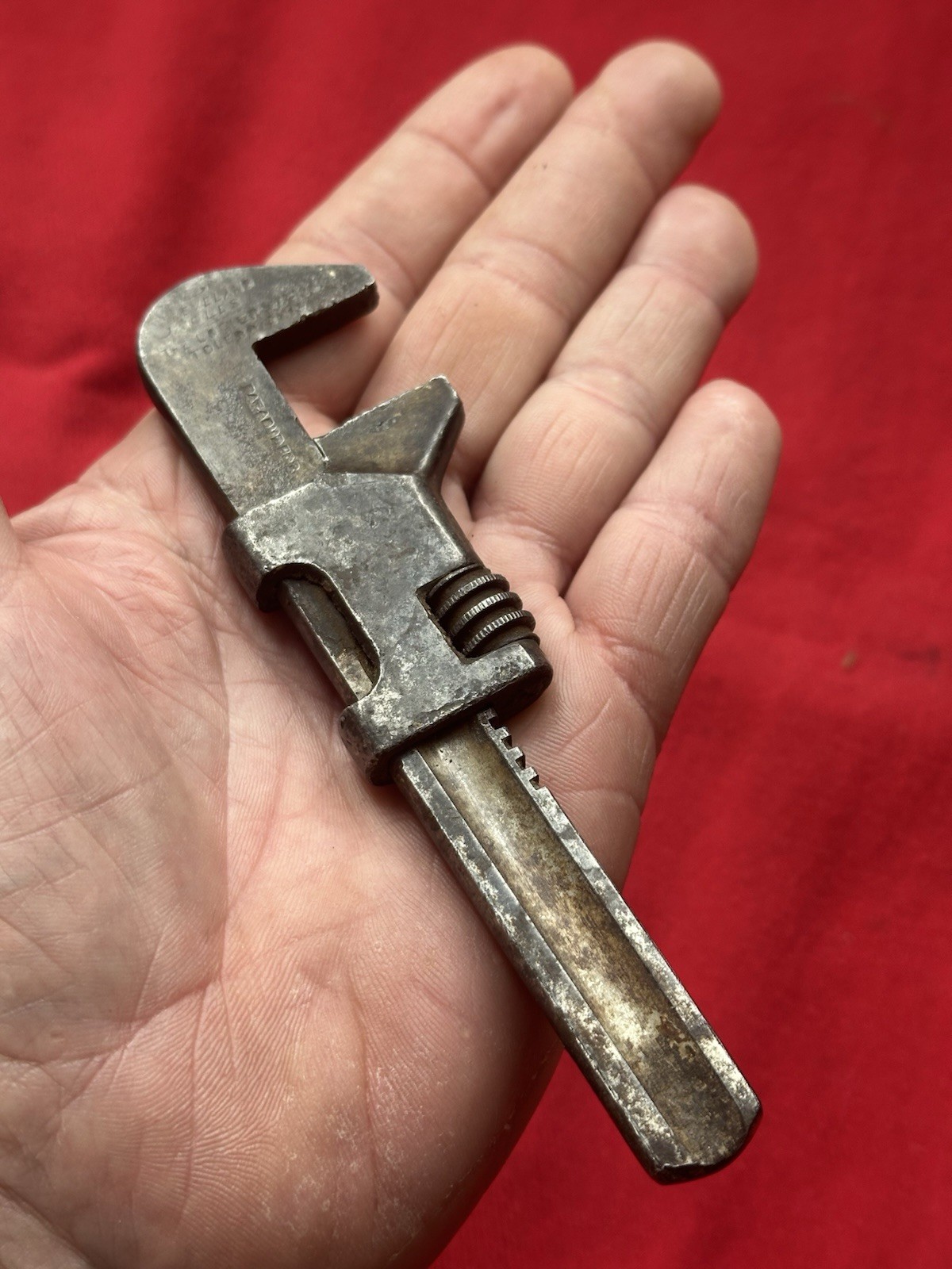 OLD ANTIQUE CLEVELAND CYCLES TOLEDO OHIO BICYCLE MONKEY WRENCH WAKEFIELD TYPE