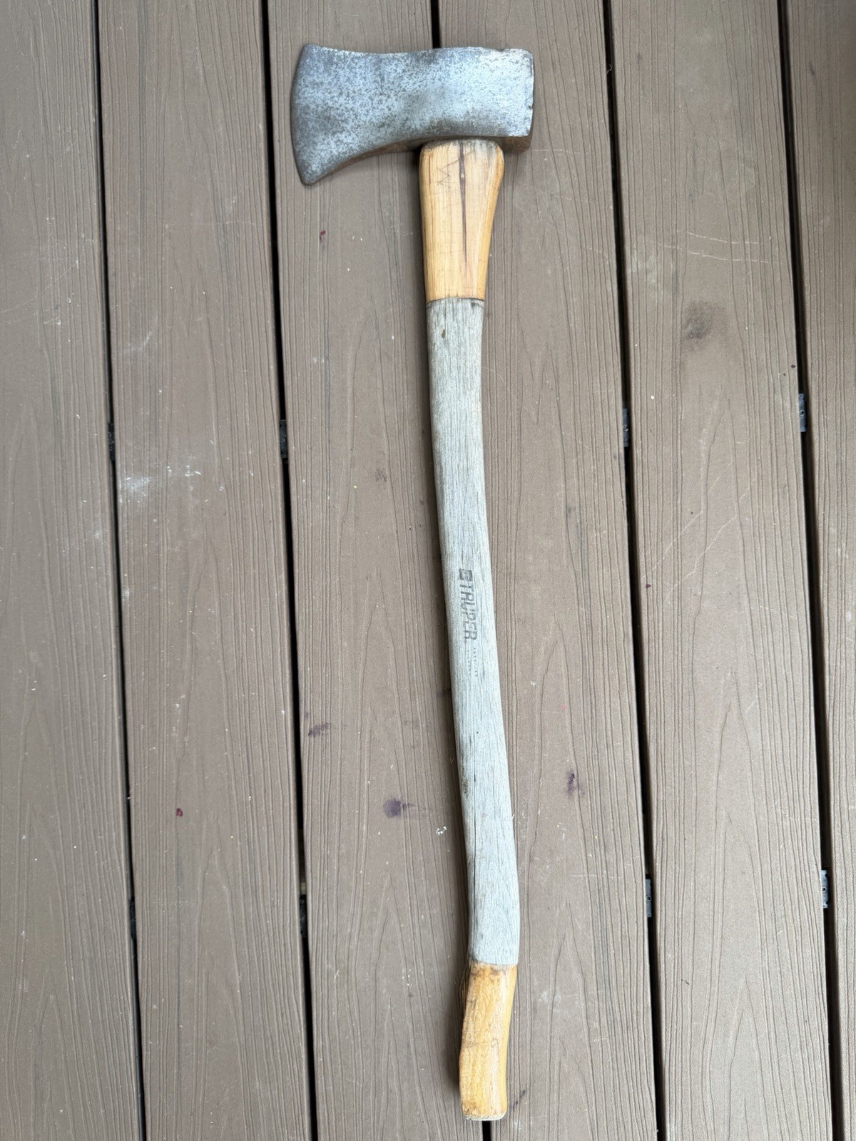 Dayton Pattern Single Bit Felling Axe 34” 4 Lb 12 Oz Truper Hickory Handle