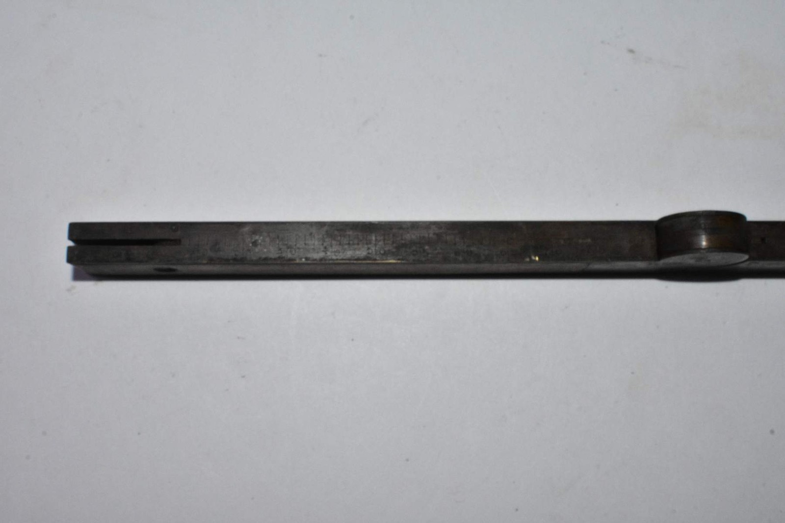 Antique Wood & Brass 24 Inch Folding Ruler with 90 degree Angle