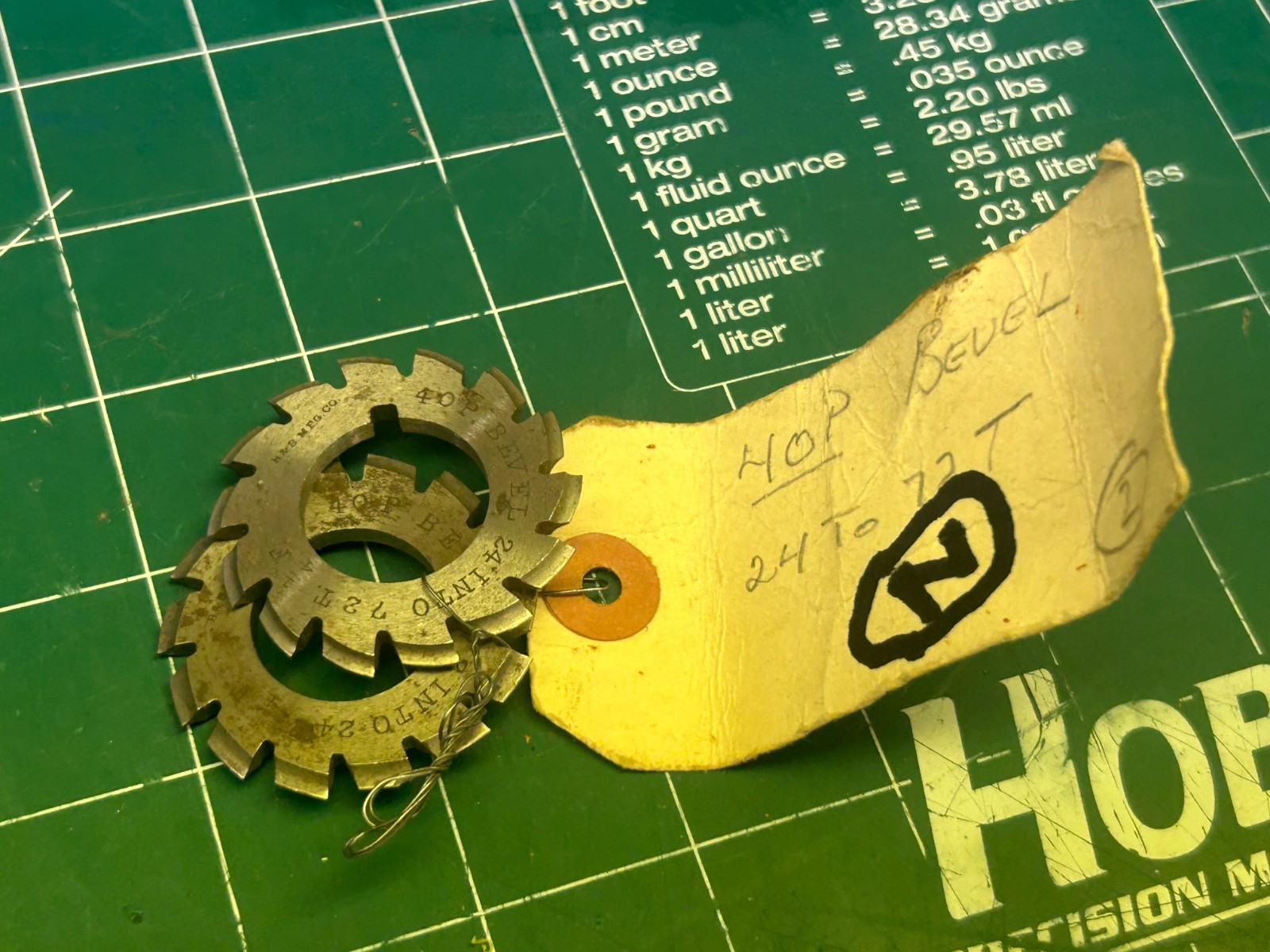 MACHINIST HmDrcB N LATHE TOOLS MILL Gear Cutting Cutter Comp Set 40 Pitch