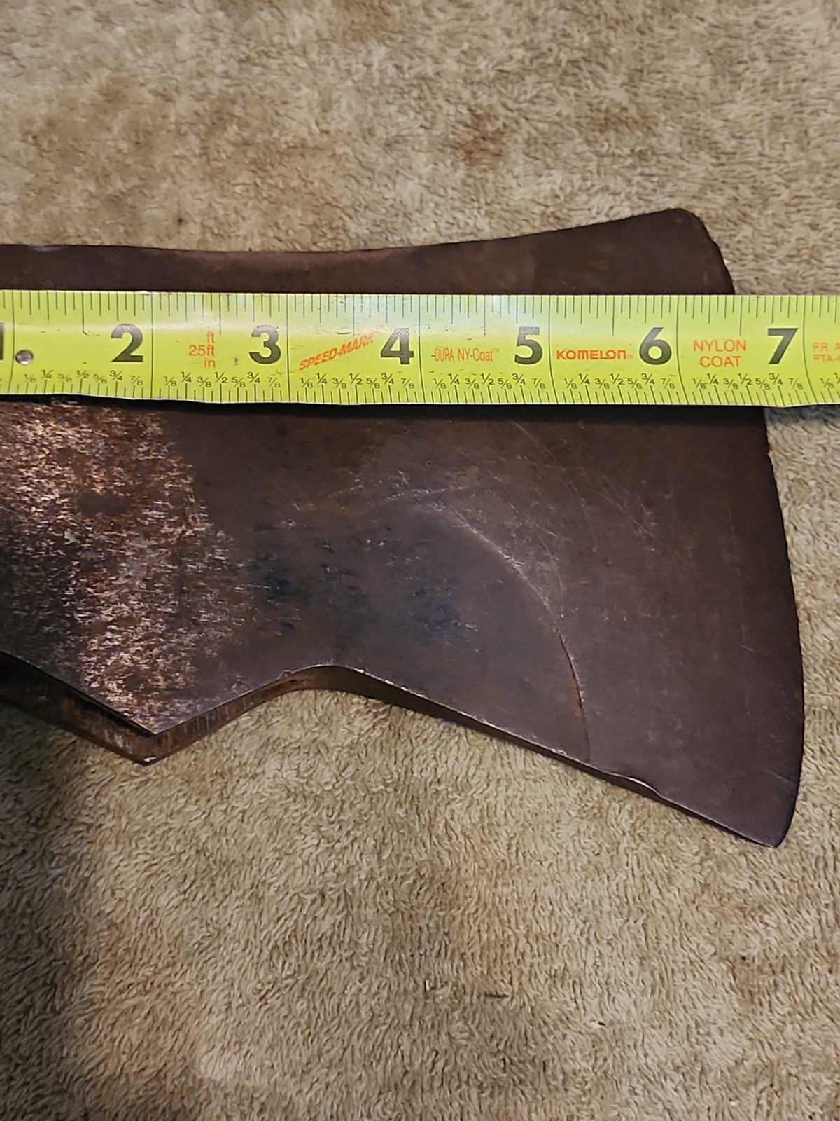Vintage 3-1/2 Lb Jersey Phantom Bevel Axe Head Tool True Temper USA