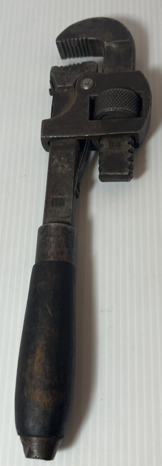 VTG RARE #10 Witte Hardware Co Pipe Wrench ST. Louis Stamped IXL marking