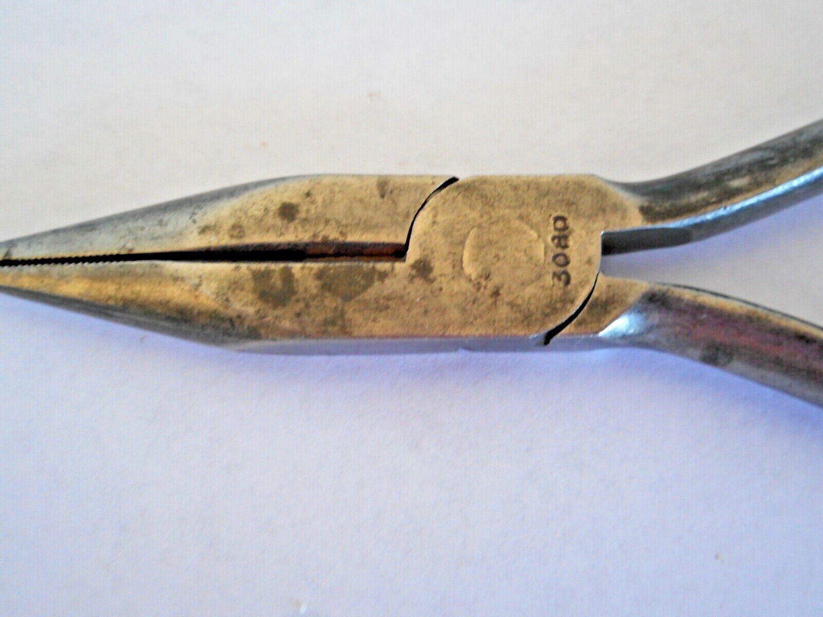 Oxwall Tool Needle Nose Pliers Drop Forged Germany 5-3/4-inch Fancy Hand-Vintage