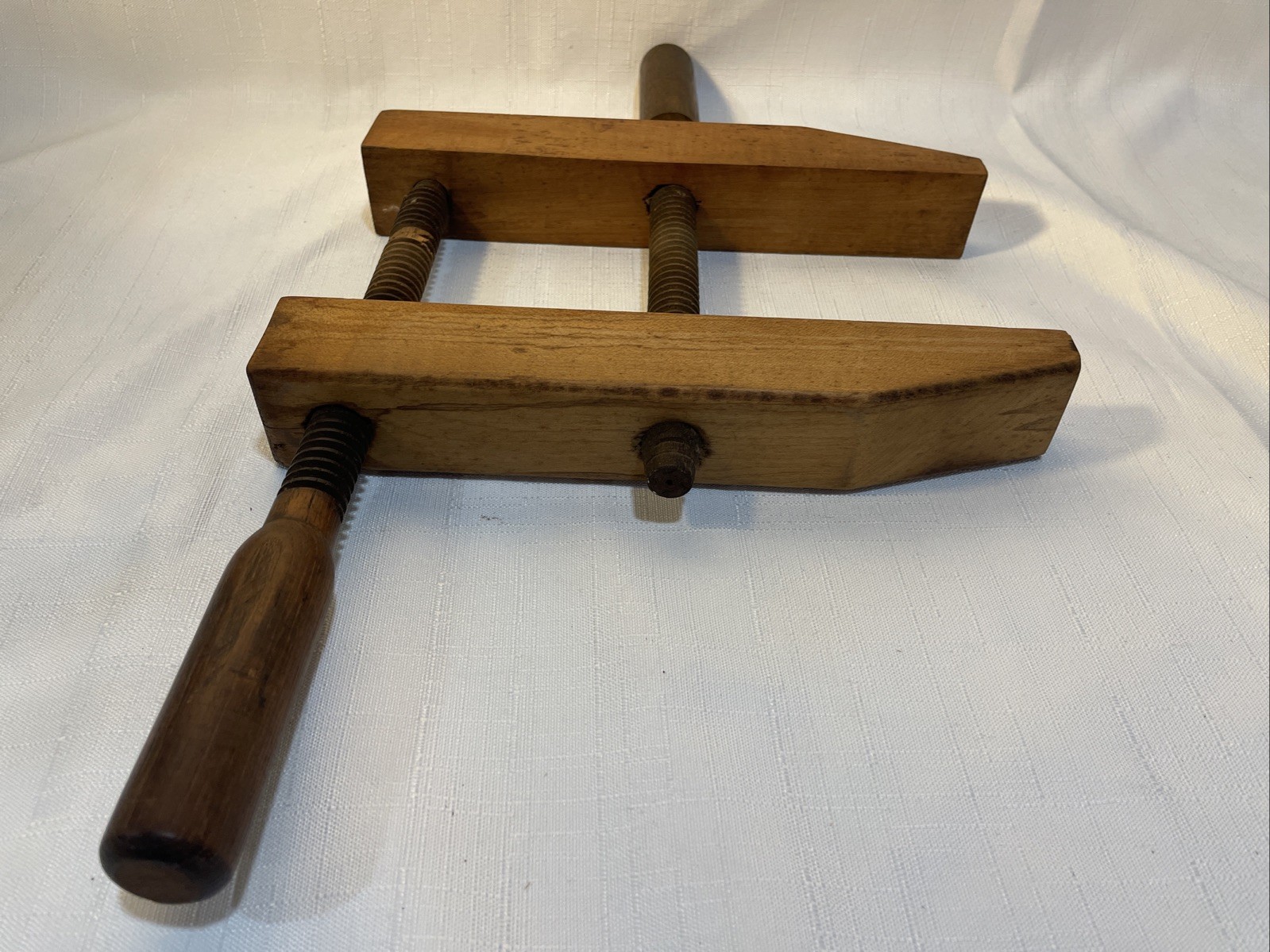 Vintage/Antique Solid Wood Wooden 10″ Screw Clamp