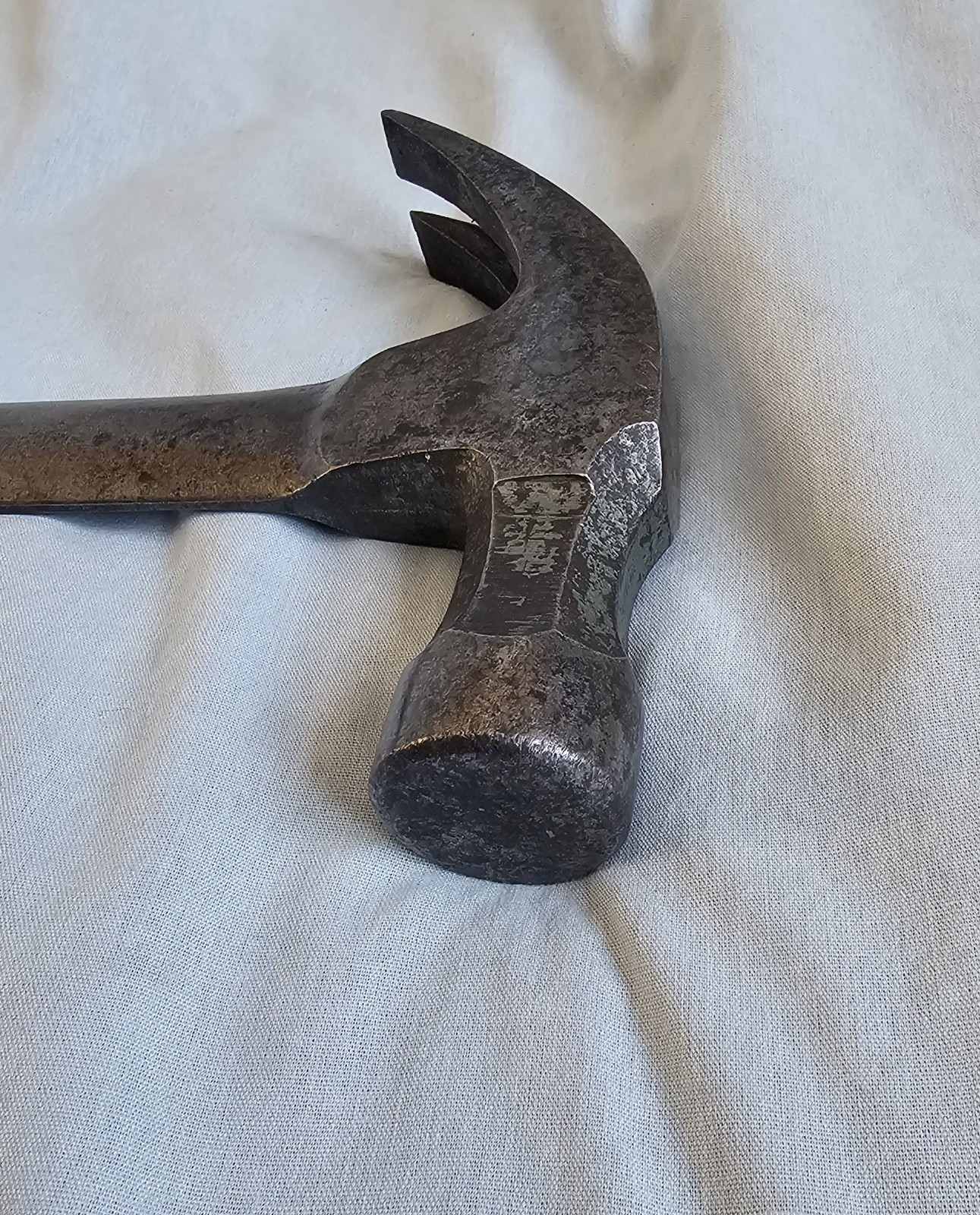 Vintage Craftsman Claw Hammer Genuine Stacked Leather Handle See Photos