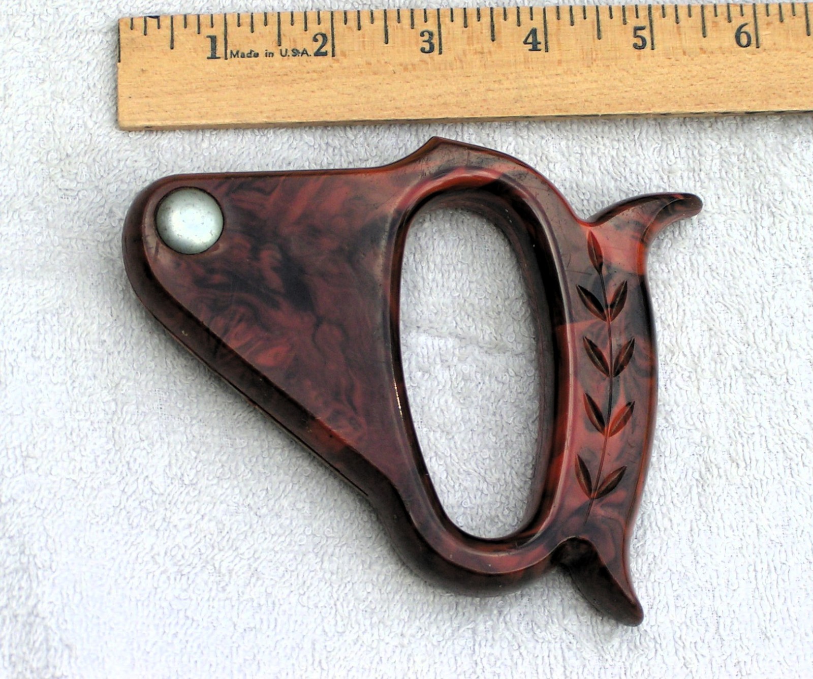 Vintage Oxwall Tool Saw set handle (only) Plastic