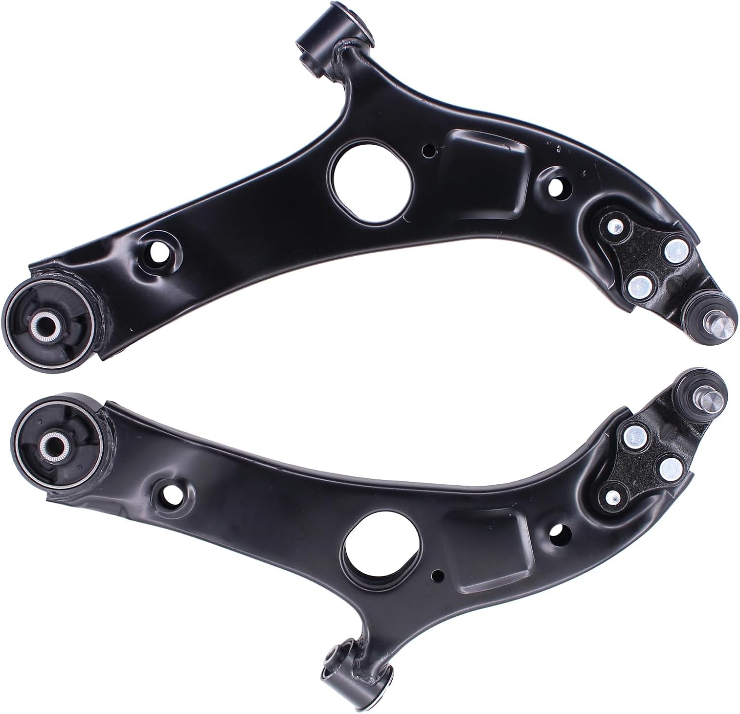 Front Lower Left and Right Suspension Control Arms with Ball Joint Assembly for