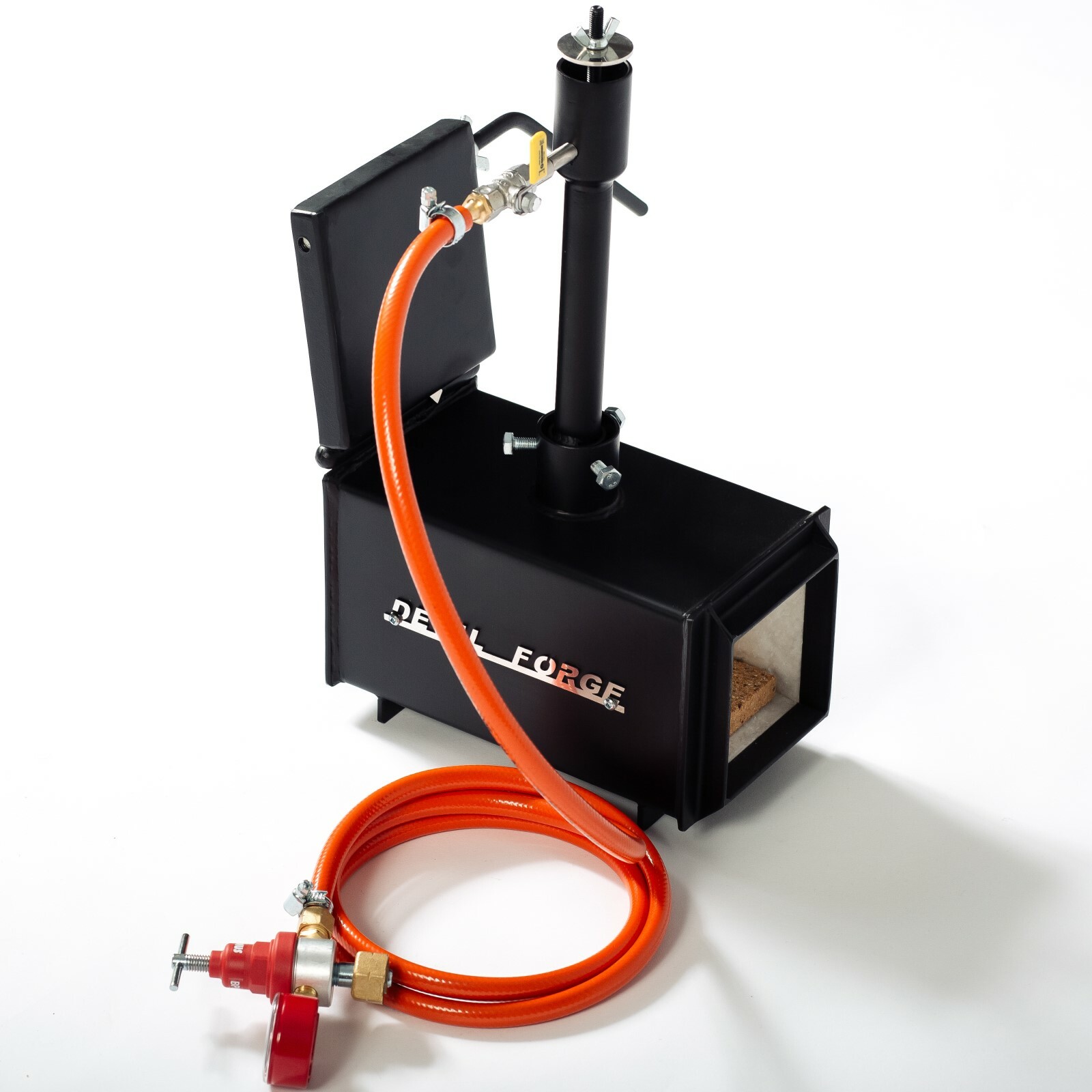 DFPROF1+1D GAS PROPANE FORGE Furnace Burner Knife Making Blacksmith USA