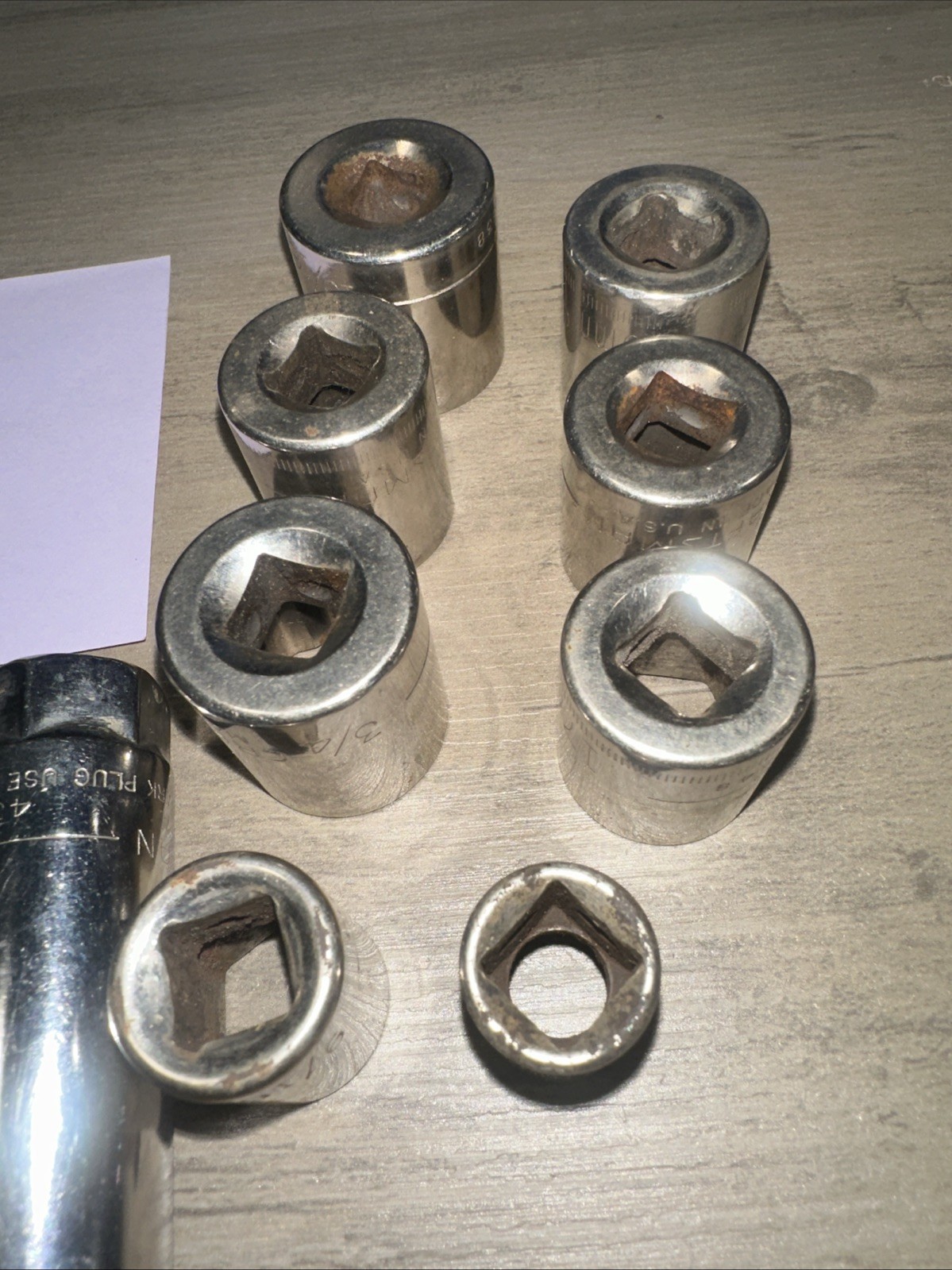 18 Craftsman Sockets Variety -G- Series Used.