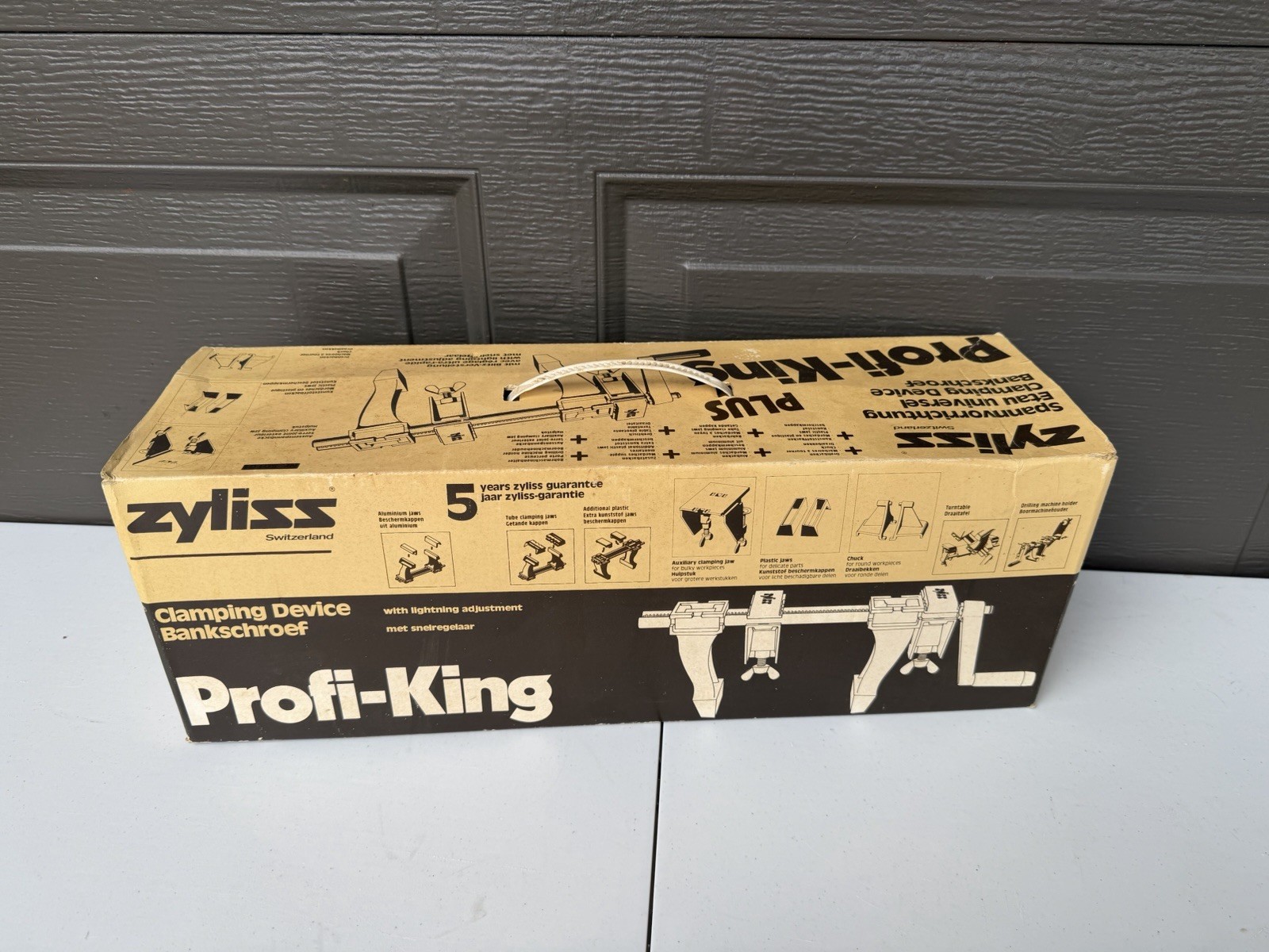 Vintage Zyliss Hobby Profi-king Plus Clamp System Switzerland New