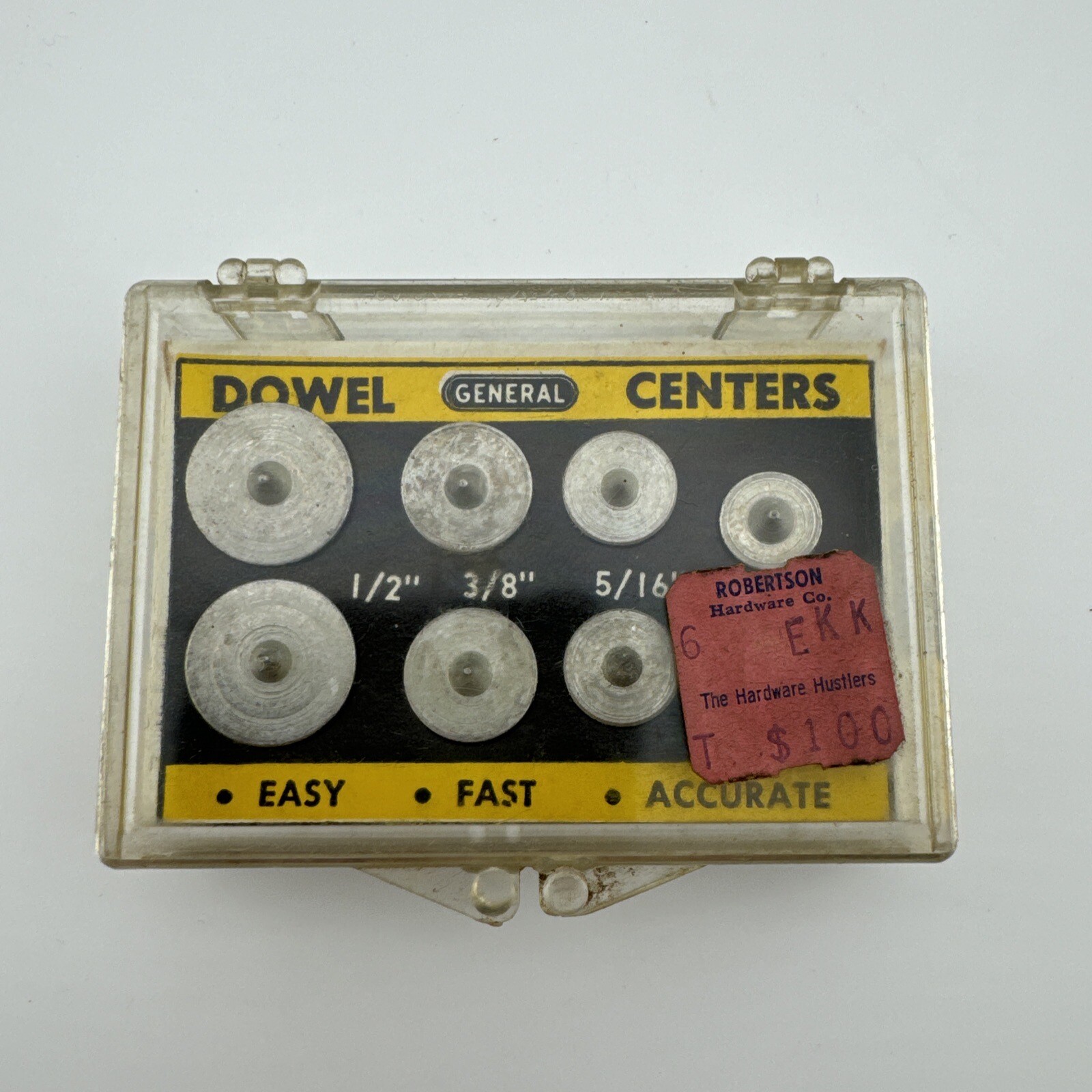 Vintage General Tools Dowel Centers Pack of 8 #888