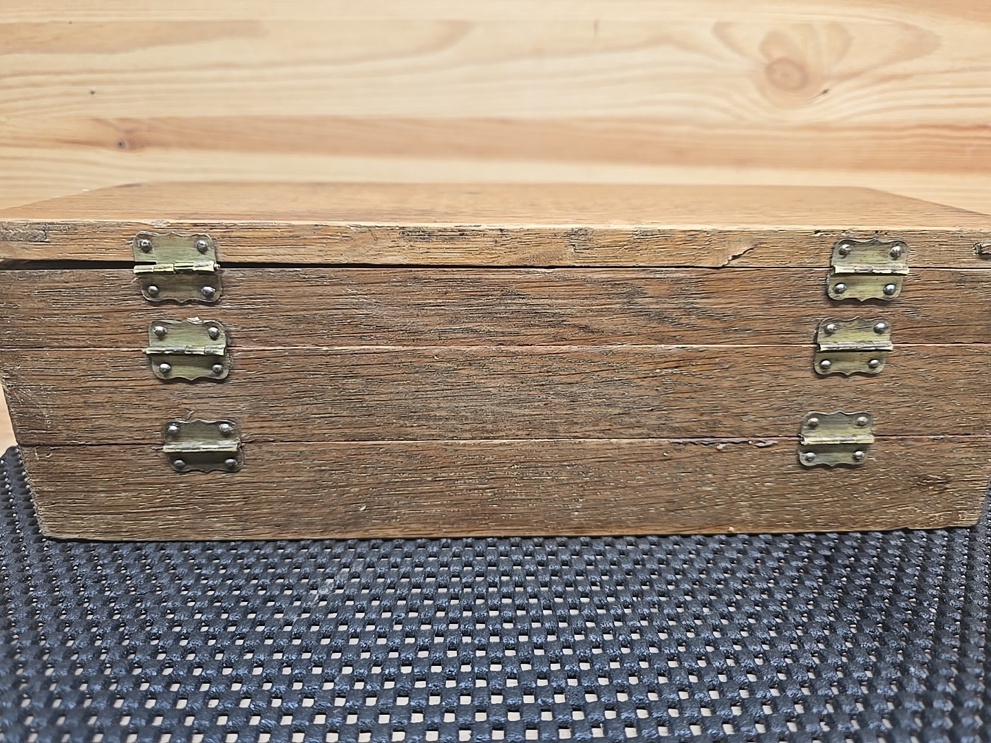 🔩 Vintage RUSSELL JENNINGS 12 Auger Bit Set in Oak Wood 3 Tiered Storage Box
