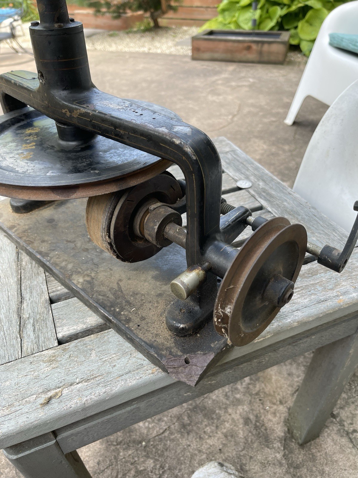 Vintage Williams Brown Earle Variable Speed Drive Pulley Assembly Printing Press