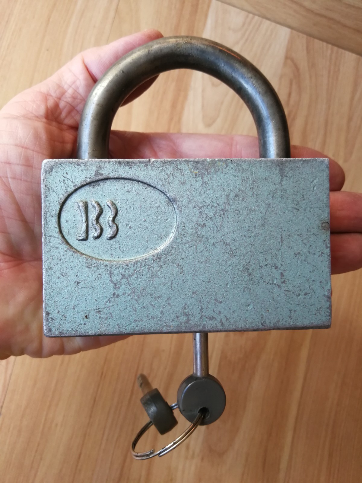 #16 Large vintage Antique rare USSR Padlock 1980s Video