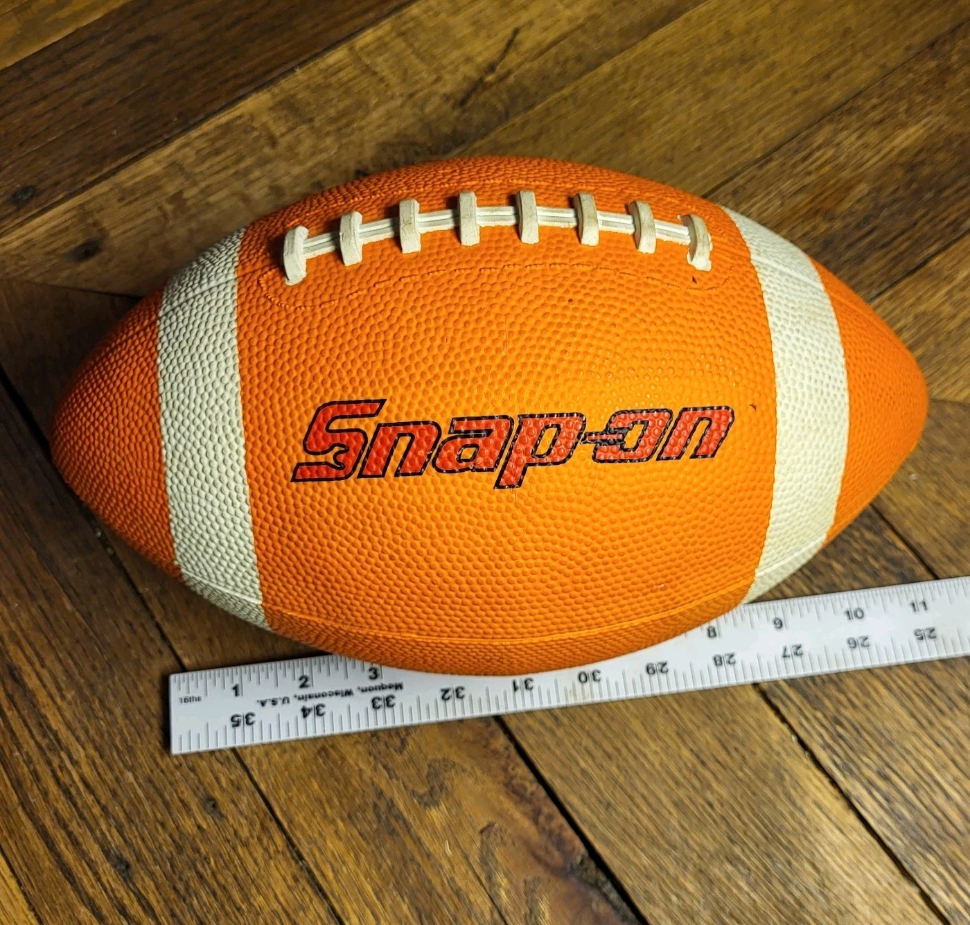 Snap-on Tools Football By Sportsinvasion ~ Orange 11-1/2 Inches Long