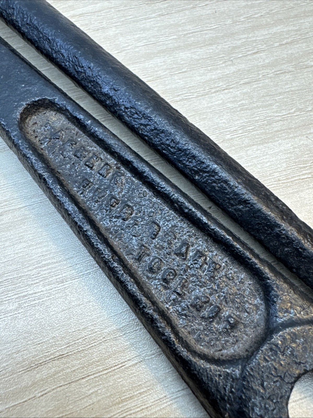 Antique Farmers Ever Ready Multi Tool Axe Hammer Pliers Fence Tool Cast Iron