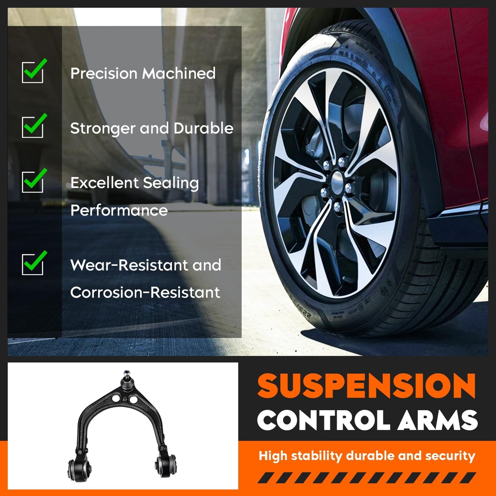 Front Upper Control Arms Suspension Kit RWD for Dodge Magnum Charger 2006-201…