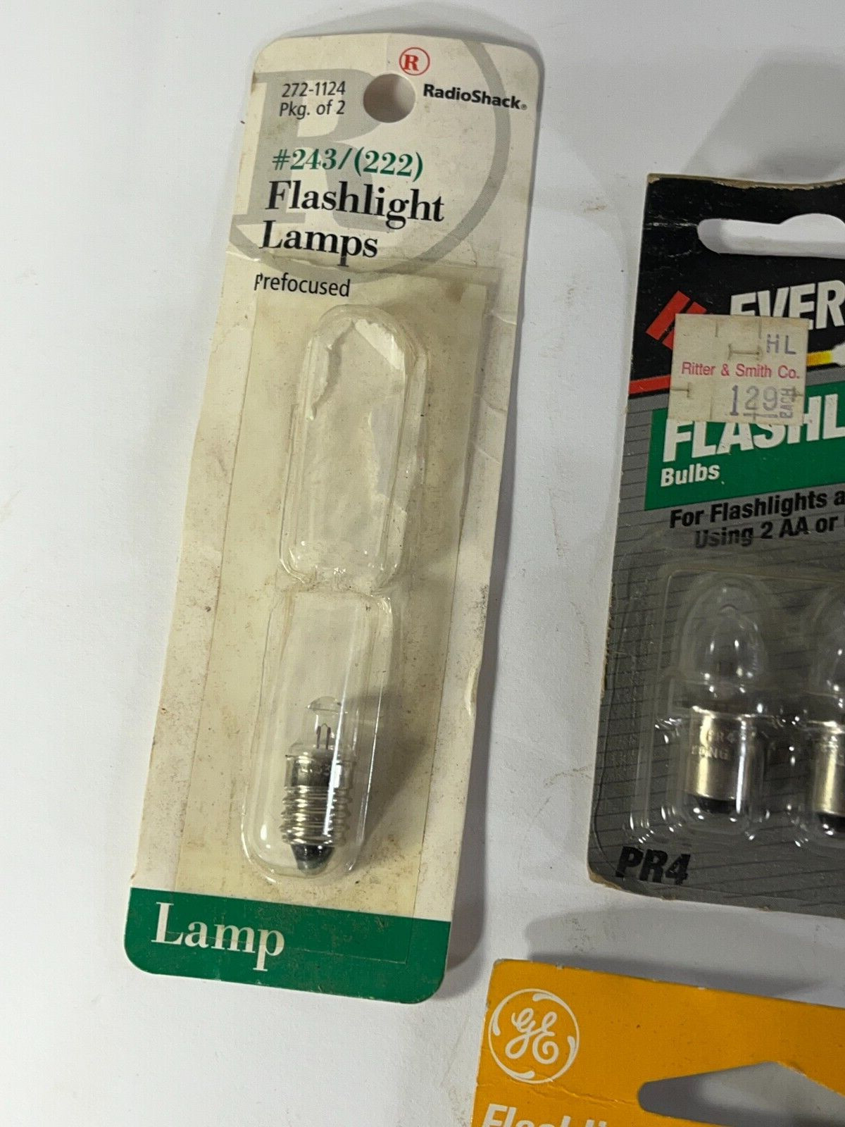 New Old stock flash light bulbs eveready Westinghouse Krypton GE Auto Vintage
