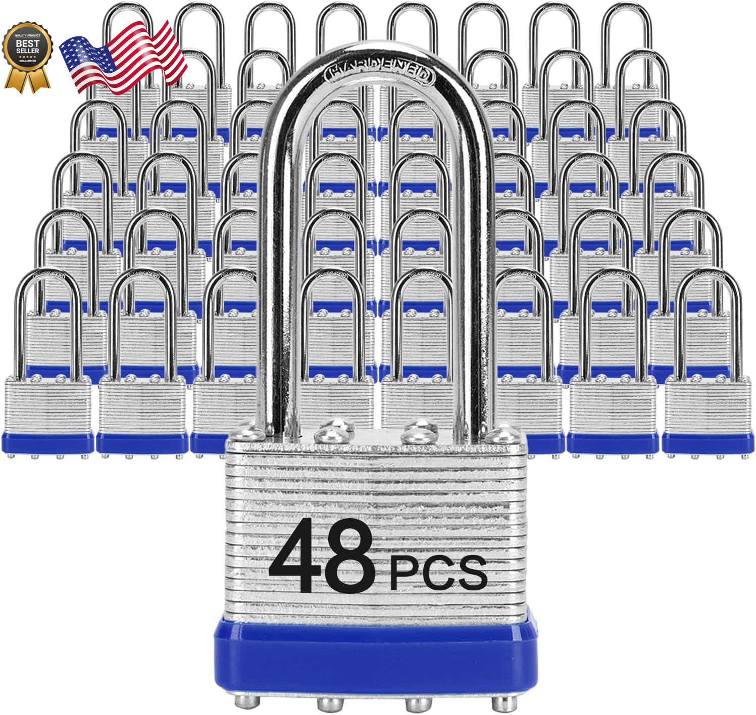 Lock Outdoor Padlocks Key Lock Padlocks with Same Key Laminated Steel Key NEW