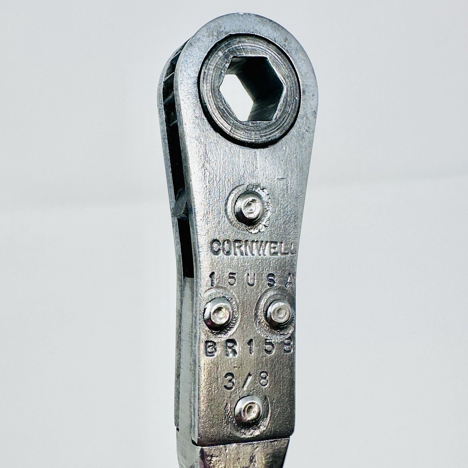 Very Early Cornwell 15 BR15B 3/8″ Ratchet Wrench – CLEAN VGUC