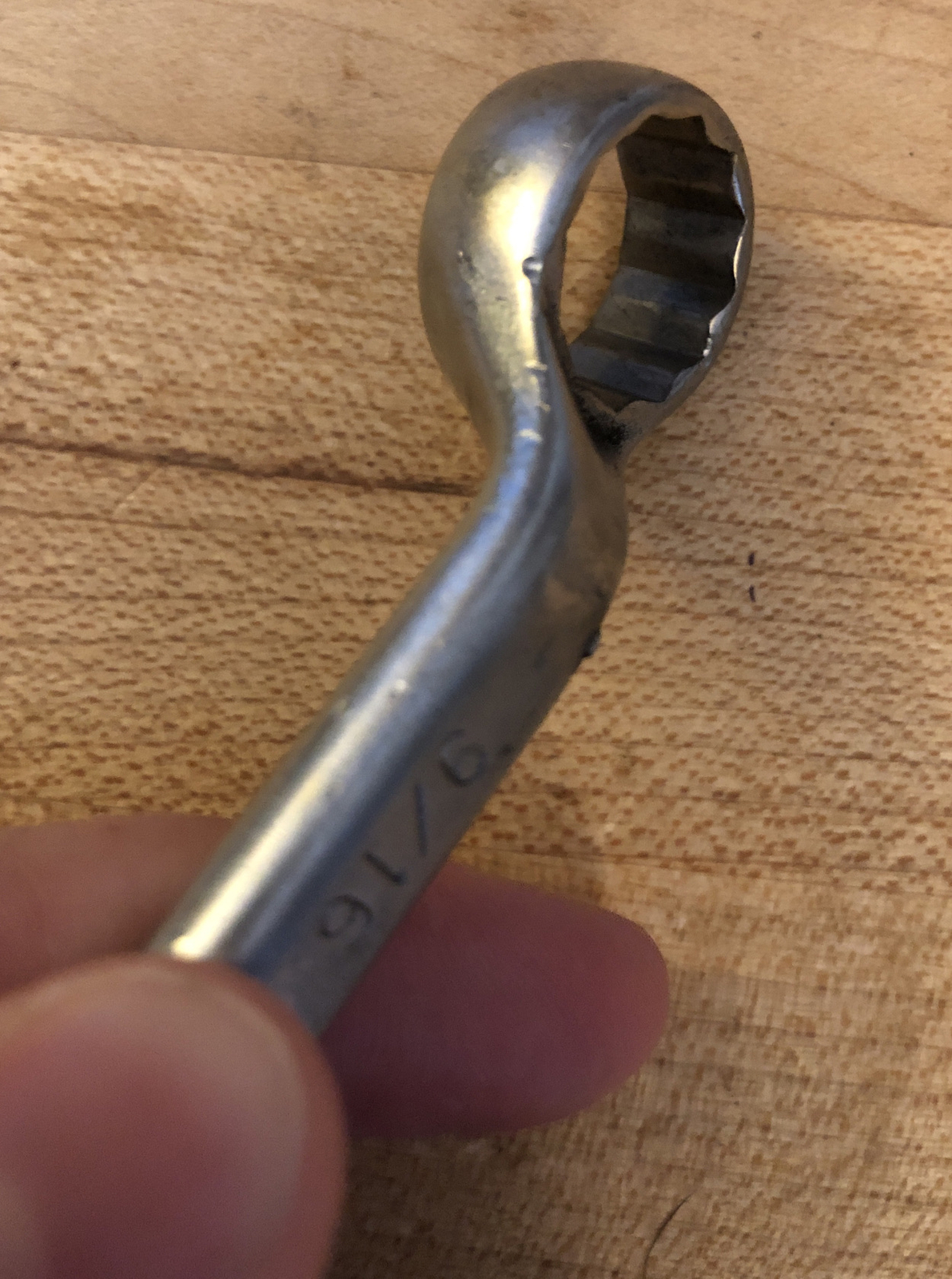 Vintage Bonney Double Box Wrench 9/16” x 5/8” 2806 USA 🇺🇸