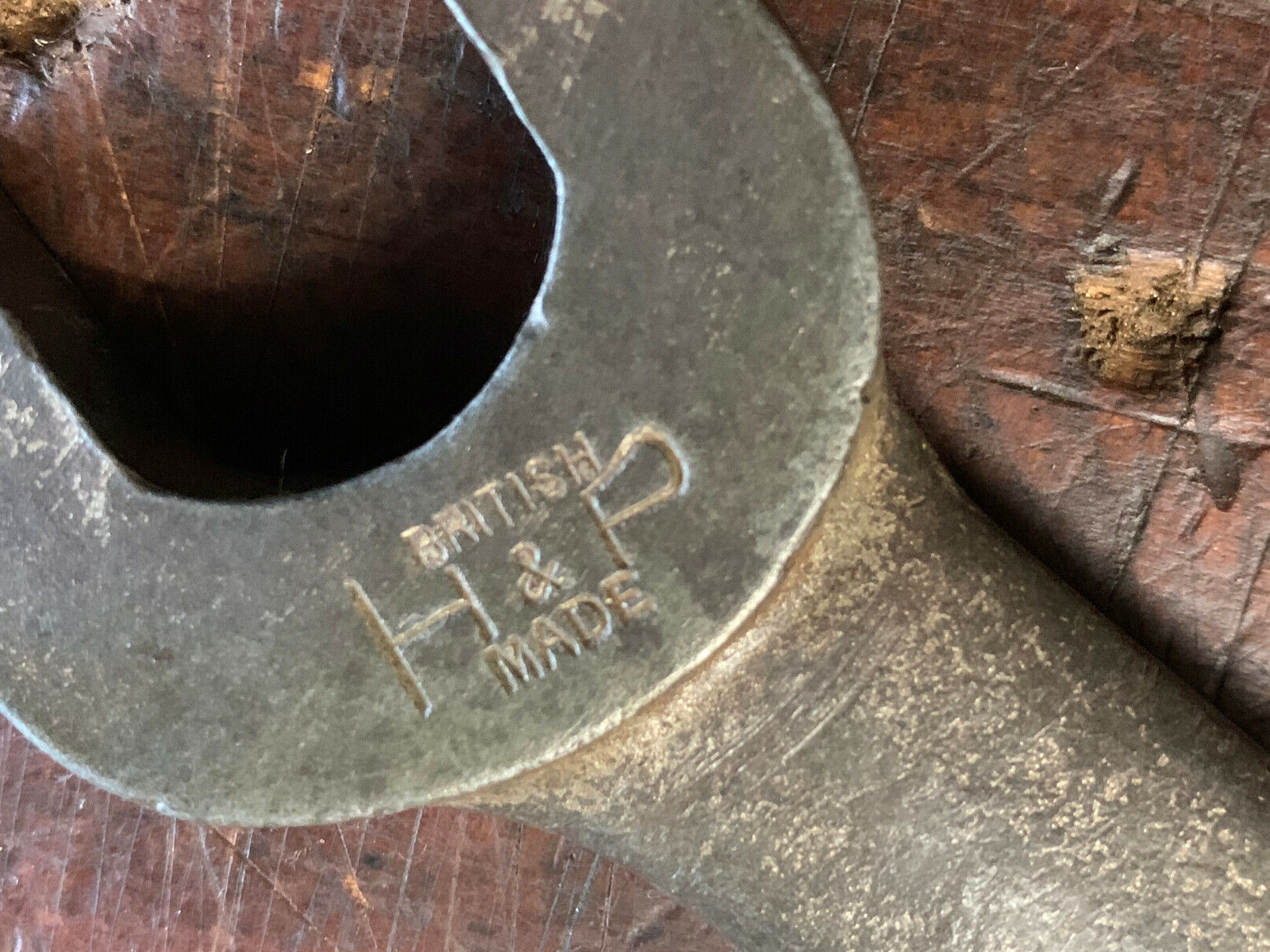 Vintage Heath & Pond H & P 1/2 – 9/16 Whitworth Open End Spanner British Made