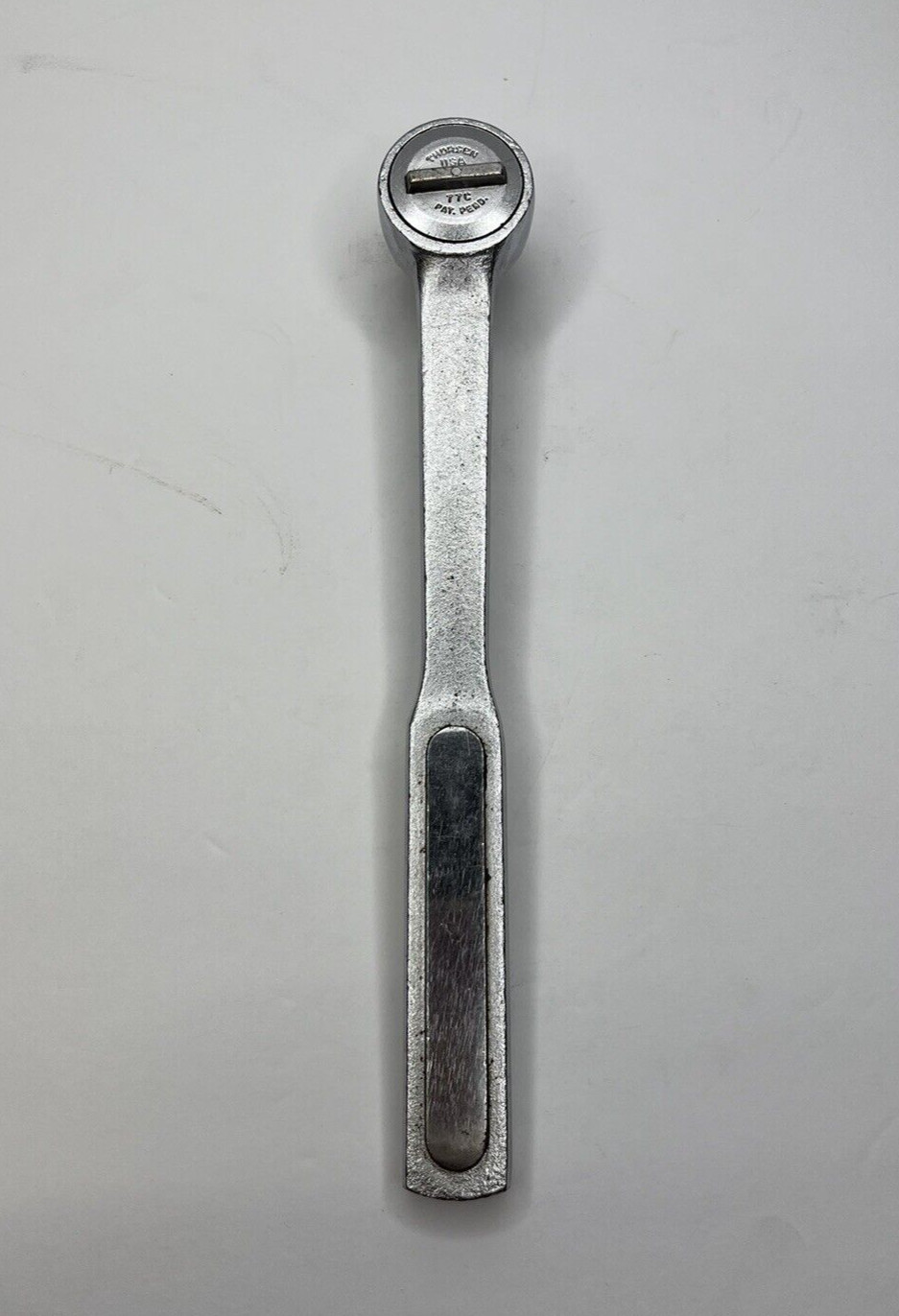 Vintage Thorsen 77C 1/2 Dr Round Head Standard Ratchet Box Grip Handle USA RARE