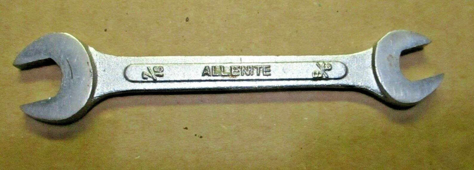 Allenite Japan Drop Forged Tool Steel 3/8″ – 7/16″ Open End SAE Wrench Vintage