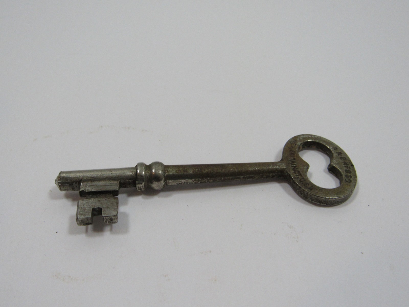 Antique Vintage R & E MFG Skeleton Key Vintage Mortise Door Lock # A6-12