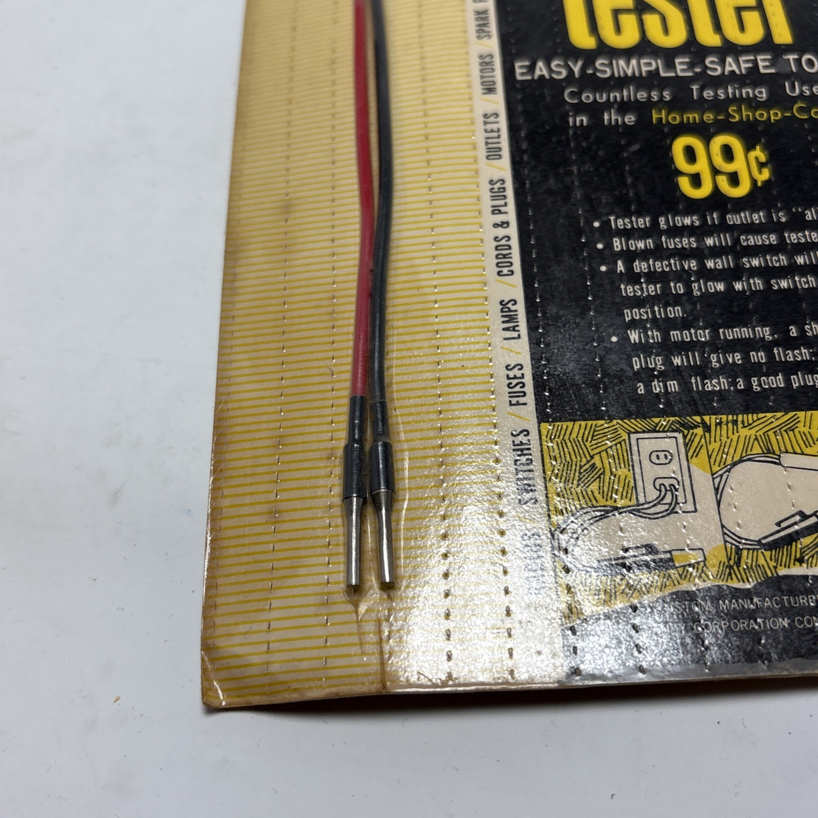 Vintage Neon Electric Tester Archer Lite AC DC Circuits 90 Volts To 500 272-201