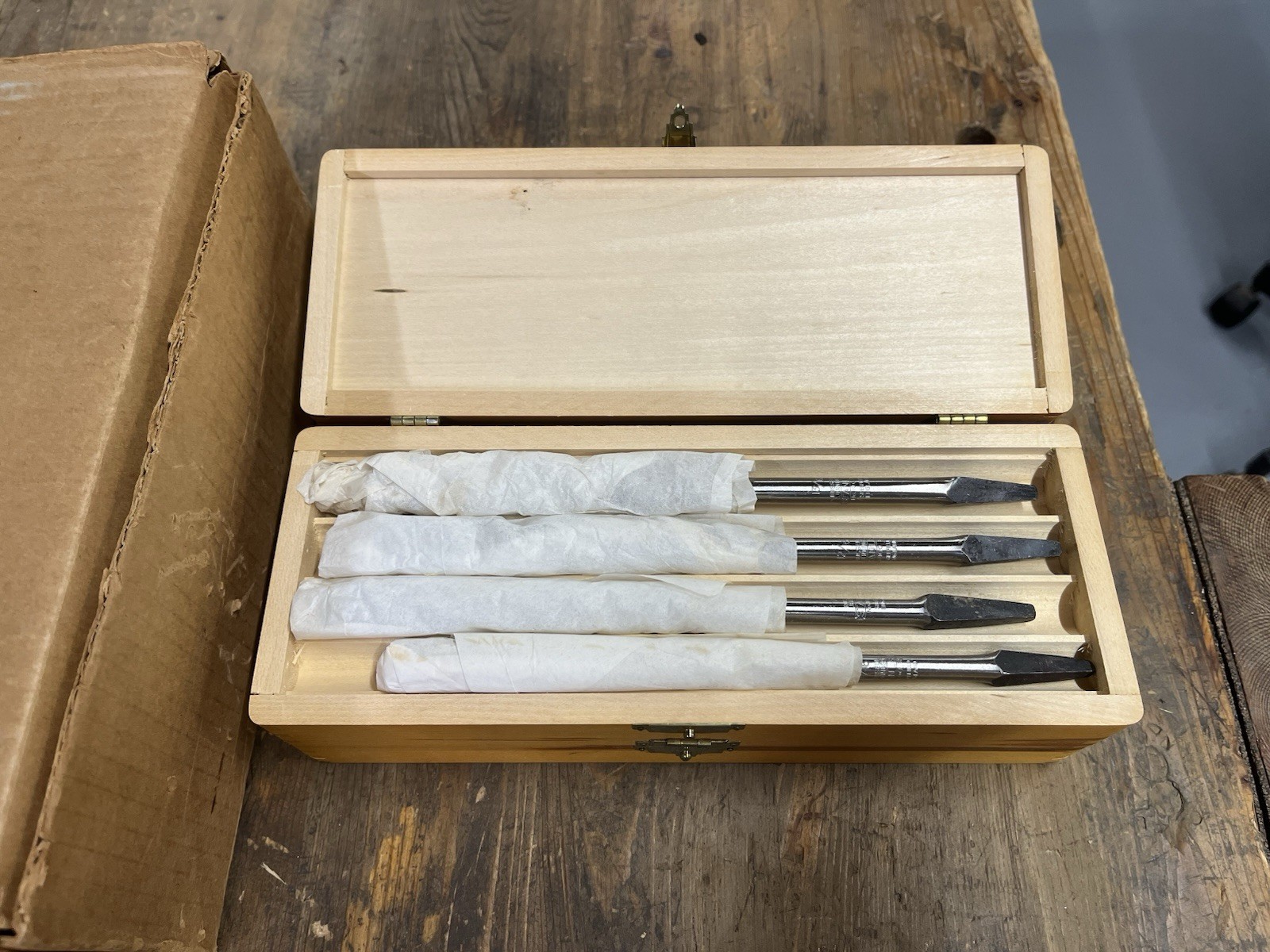Russell Jennings Auger Bit Set Brand New in Original Box Never Used