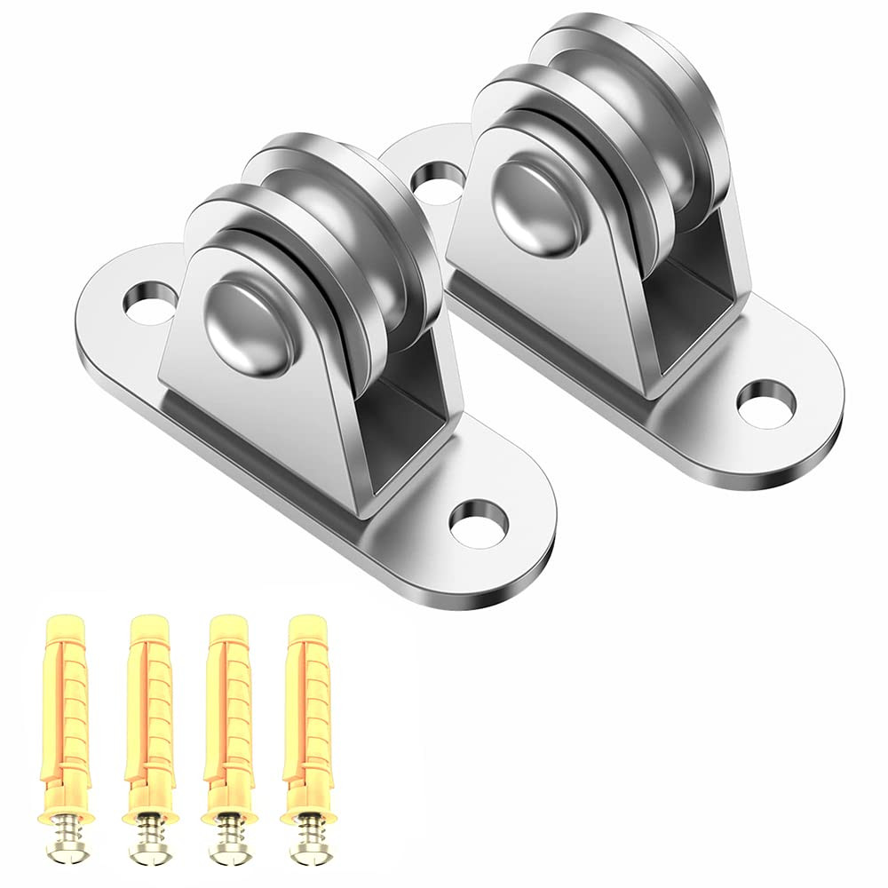 Small Pulley Block Silent Pulley,Single Pulley Block,304 Stainless Steel Pulley