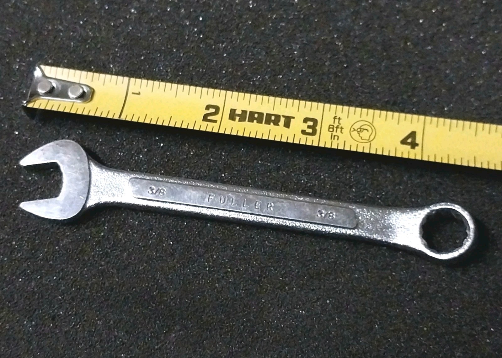 FULLER Open End Wrench Open End 3/8 3/8 Japan Vintage Chrome Good