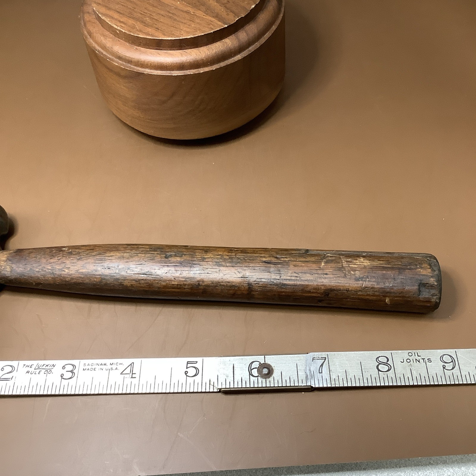 Vintage Small Heller Ball Peen Hammer 9.5 Ounces Total Weight Horse Logo USA