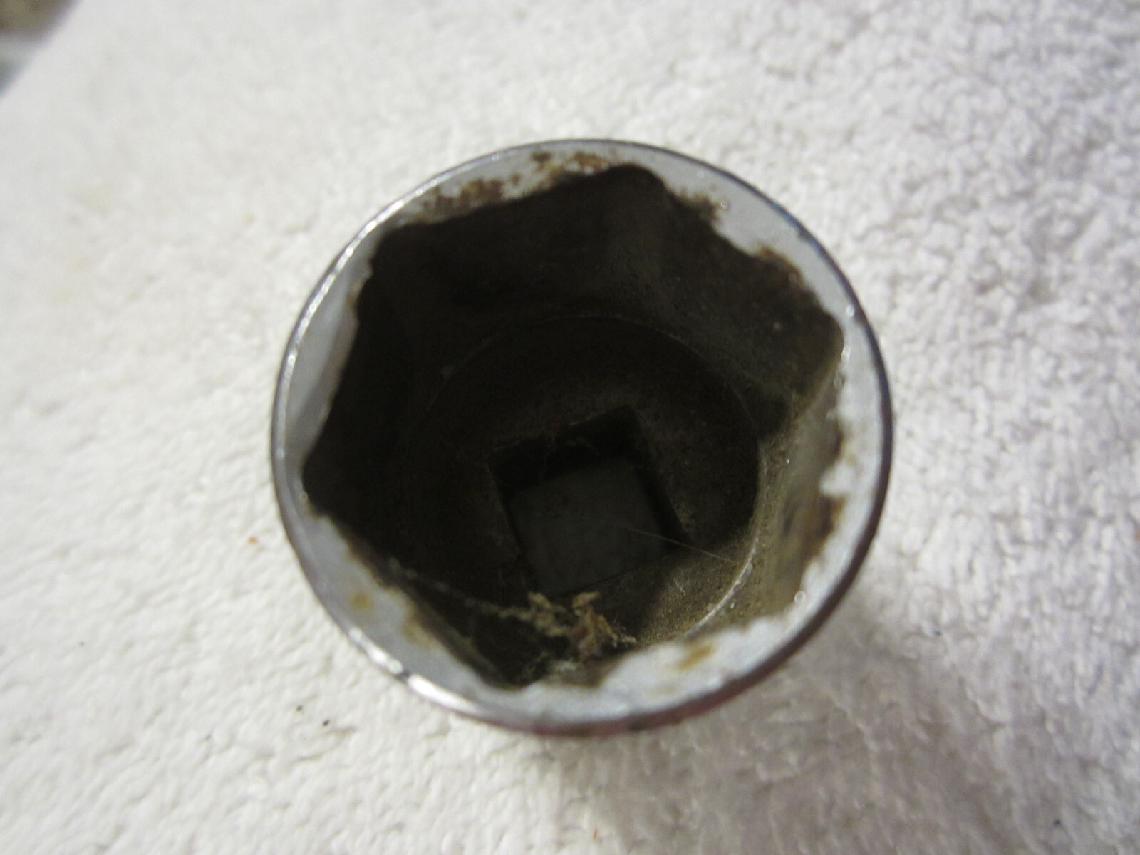 13/16″ Snap-On USA FS261 3/8″ Dr SAE 6 Pt. Shallow Chrome Socket VTG tool