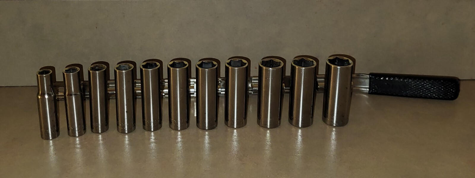 CRAFTSMAN METRIC 3/8″ Dr DEEP Socket Set 11pcs 6 point 9mm – 19mm – G Series USA