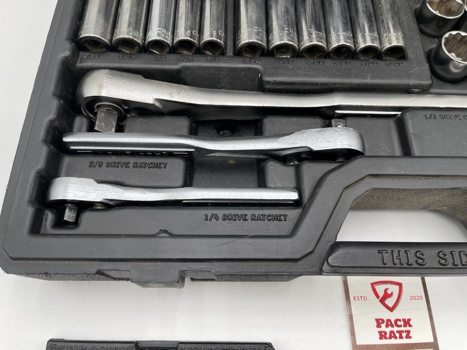 Sears Craftsman 33618 107pc Metric & SAE Socket Set 1/4″ 3/8″ 1/2″ Drive USA