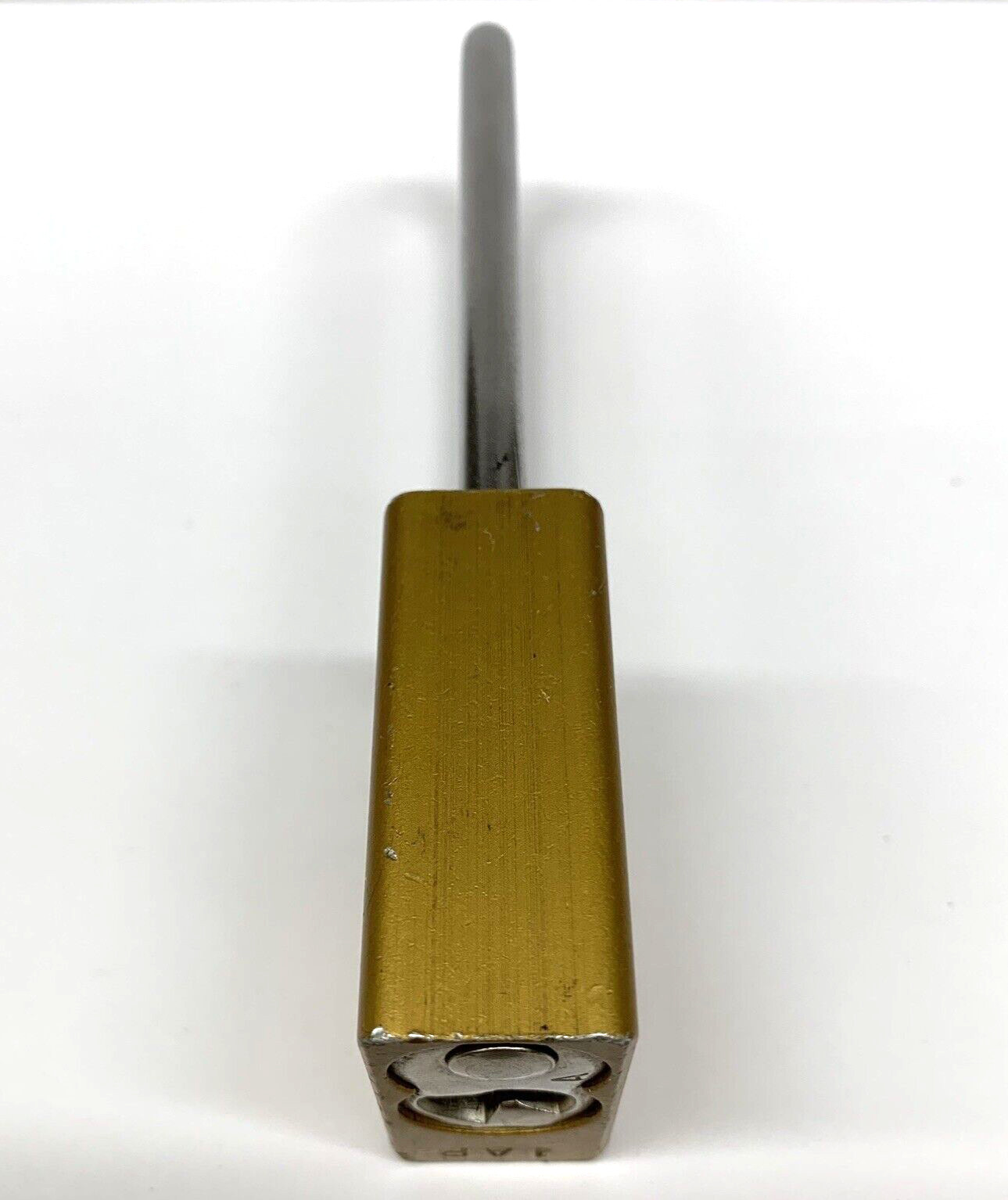 Vintage American Lock UFL Hardened Padlock Series 1105 W/ 2 Keys Gold Body USA