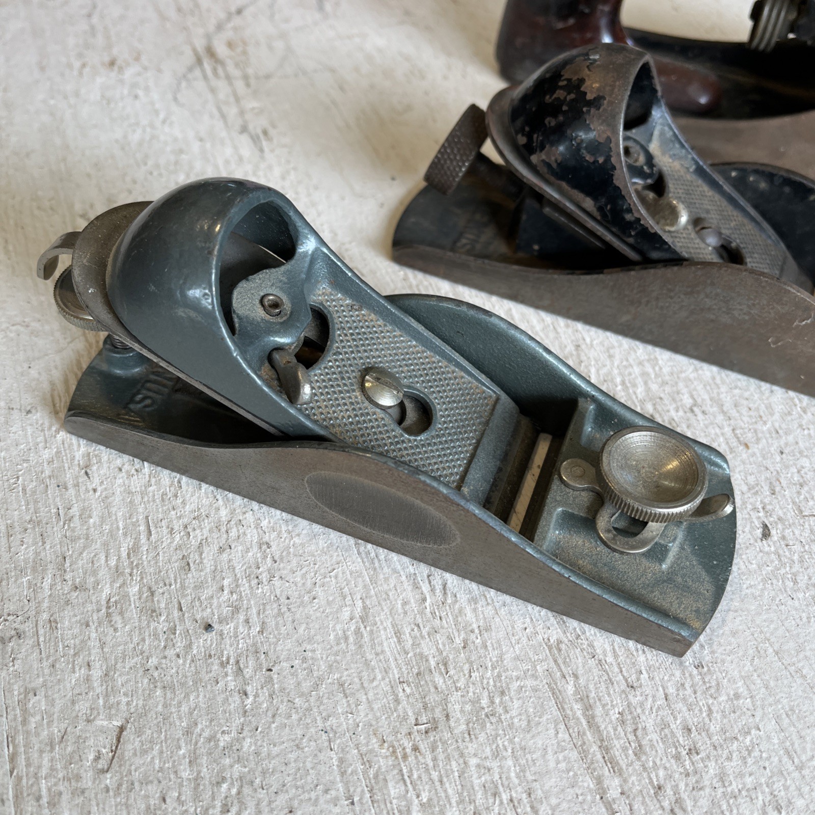 4 Vintage Planes – Craftsman -C 151 & 9” No. 4 USA – Sargent 9” & Stanley #220