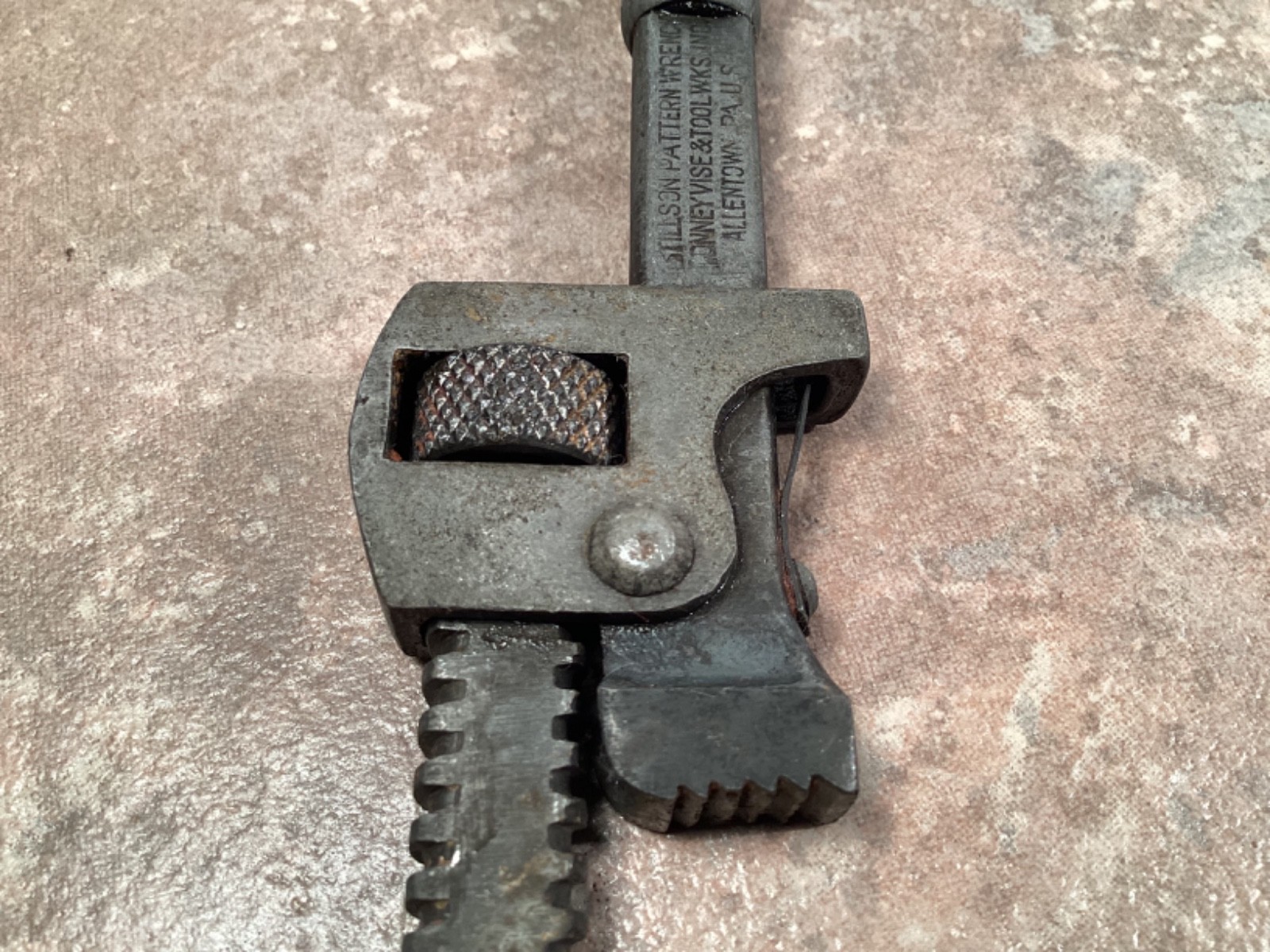 Antique Pipe/Monkey Wrench Bonney Vise & Tool Works, Inc. 7 in. Adjustable USA