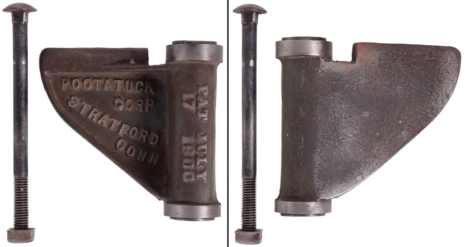 Orig. Left Side Guard for Lion No. 4 Mitre Trimmer- Pootatuck Co.- mjdtoolparts