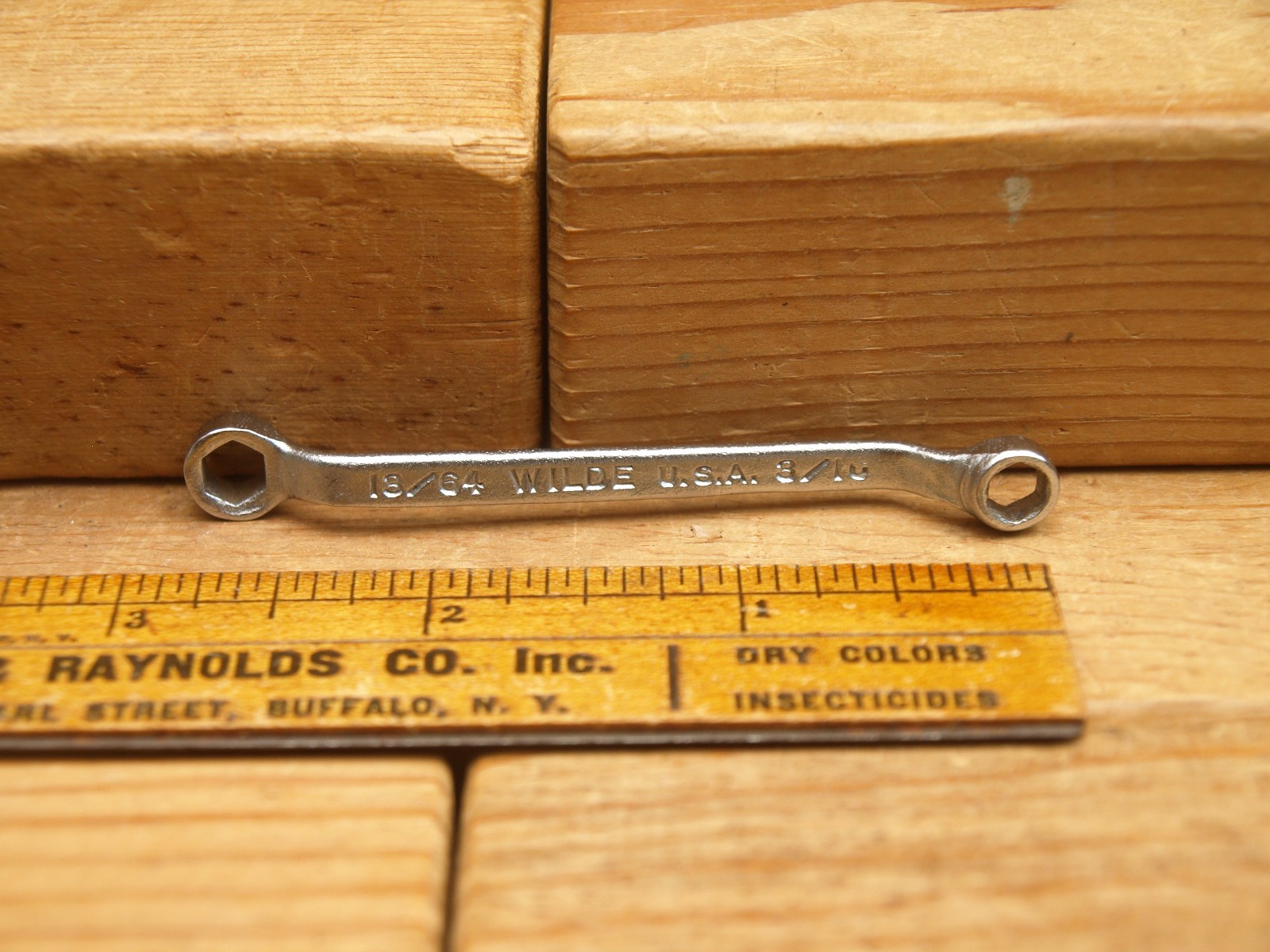 Wilde Tools 204 Box Wrench 3/16 x 13/64 Probably 1960s and 1970s