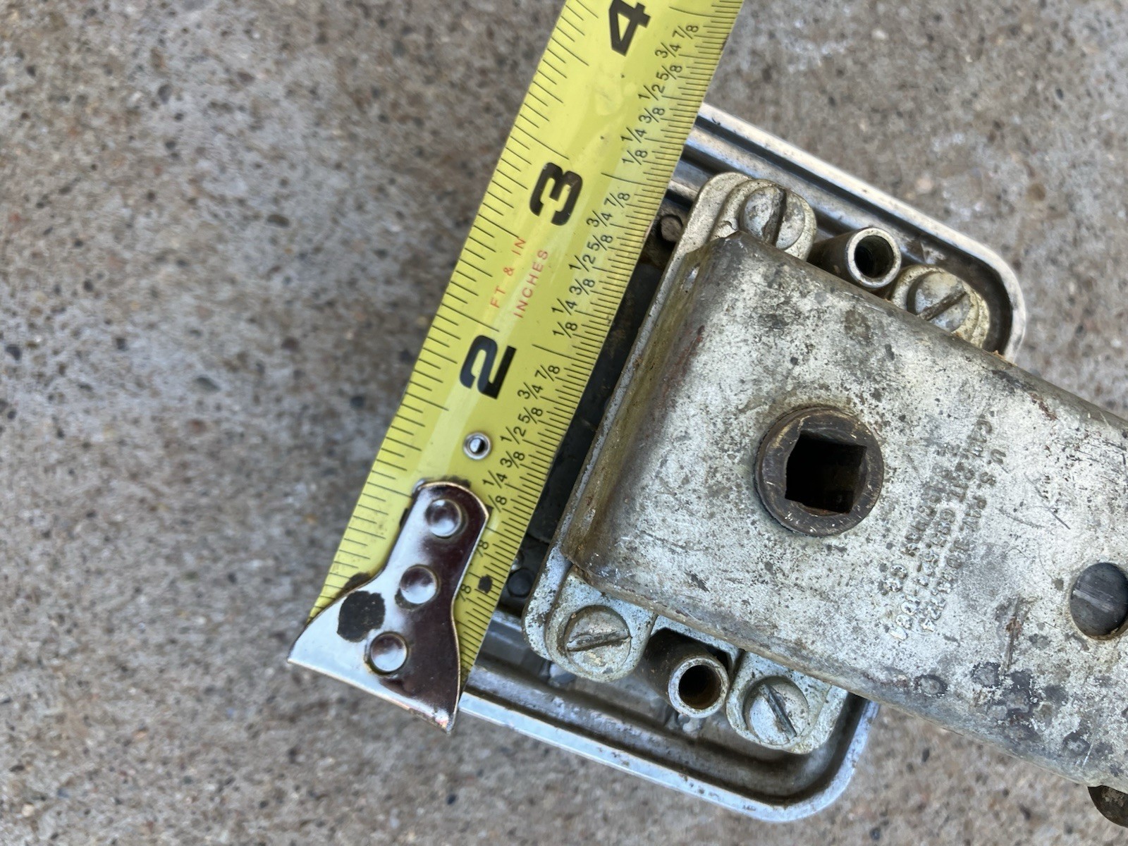 PARTS/REPAIR Vintage Theodore Bargman Door Knob Lock L-100 Camper Trailer