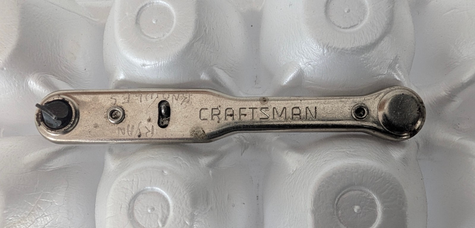 Vtg Craftsman 4116 Ratcheting Screwdriver – Made in USA – Phillips/Flat