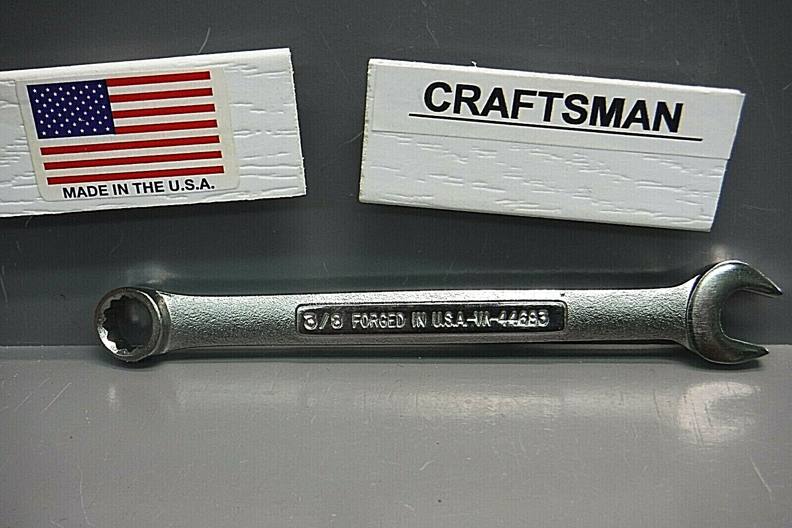 Craftsman 3/8″ Combination Wrench 44693 VA New Old Stock USA Made 12pt