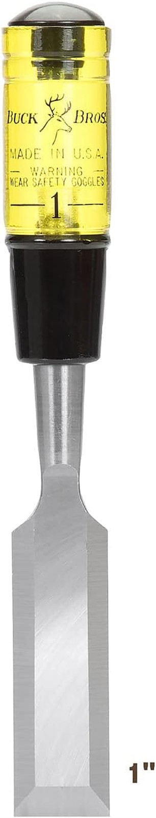 Buck Brothers 1 Inch Wood Chisel Made in USA for Paring and Finishing Cuts | 1 I