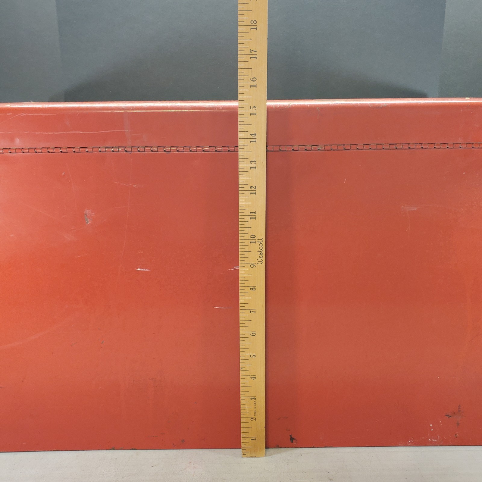 Vintage Craftsman Toolbox RED 6-Drawer Top Sears USA No. 706.658180 Home Tool