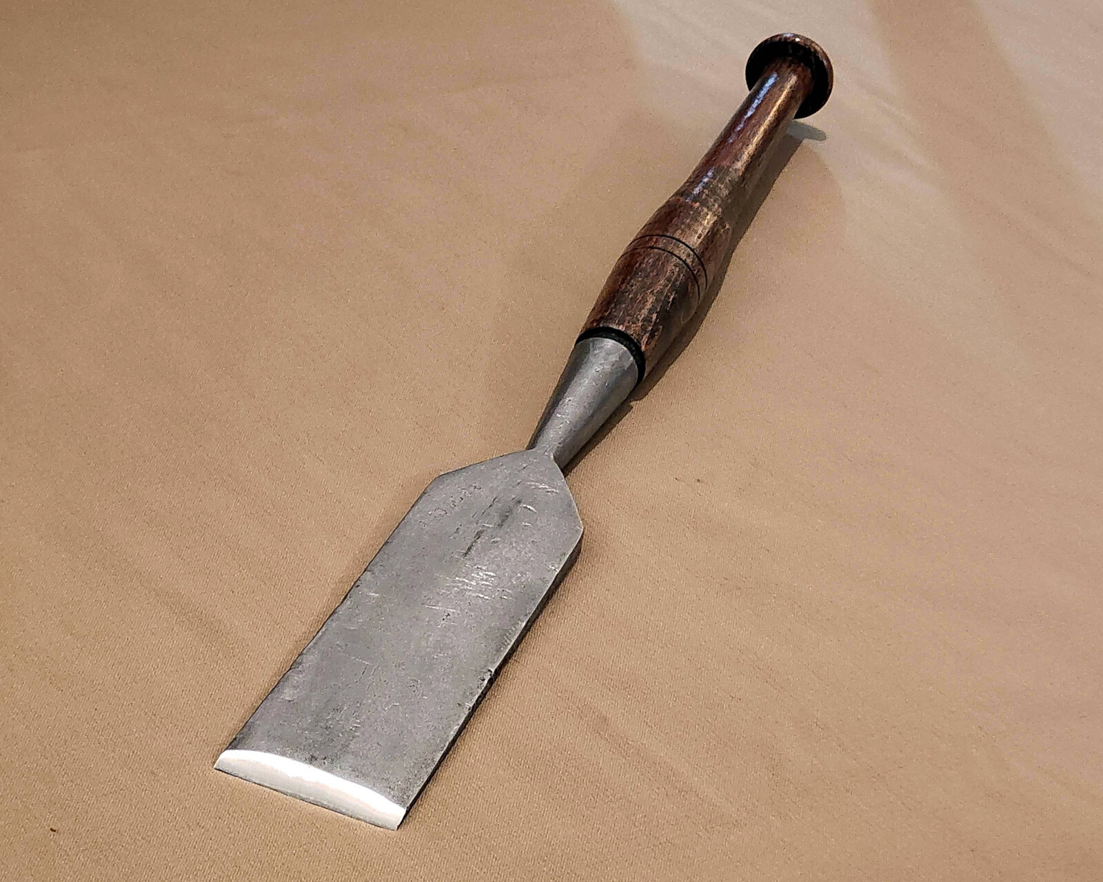 #27 LONG Vintage RUGG MFG CO 3” Timber Framing Slick Wood Chisel