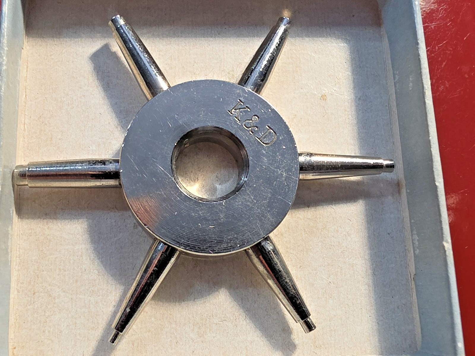 Vtg. Pendant Set Sleeve Wrench No. 44 Kendrick & Davis in Original Box USA Made!
