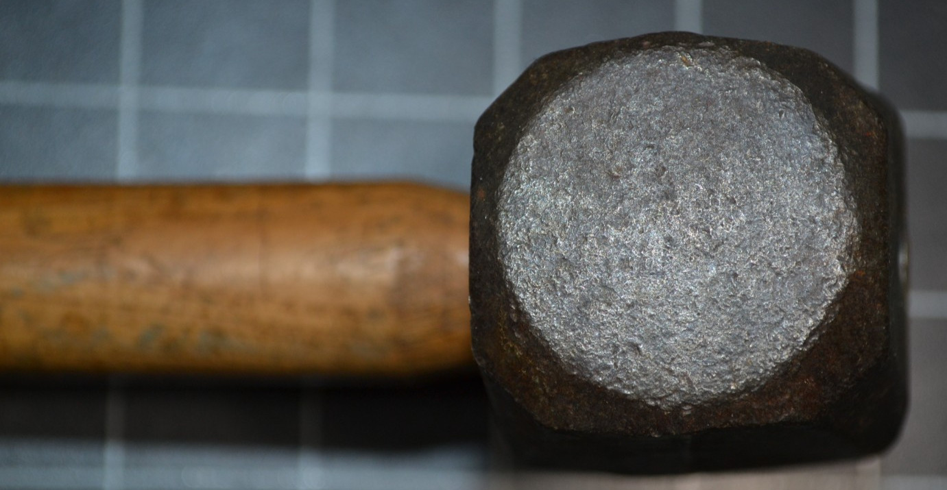 WOODINGS-VERONA TOOL WORKS – HAND DRILLING HAMMER – 4# – ALL ORIGINAL – V GOOD